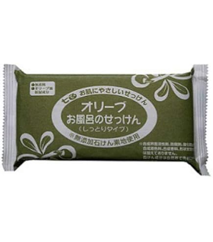 Amazon | 七色 お風呂のせっけん ミントの香り(無添加石鹸) 100g×3個入